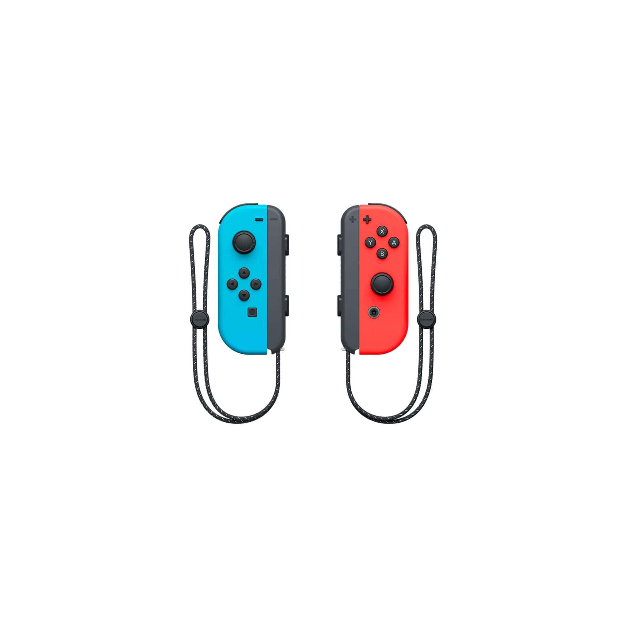Nintendo Switch Console with Neon Blue and Neon Red Joy-Con