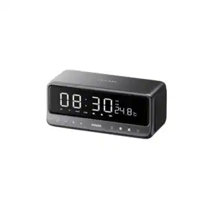 Philips TAS3609 Bluetooth Clock Speaker Gray